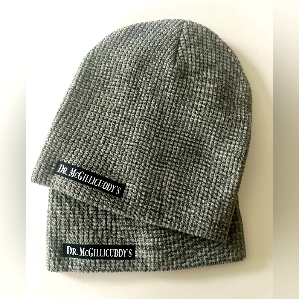 Dr. McGillicuddy’s stocking caps. Two caps included.